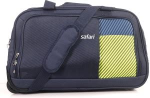 SAFARI (Expandable) Shrill 65 cm Duffel With Wheels (Strolley) Blue ...