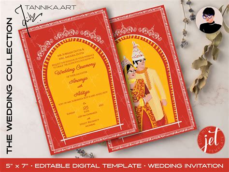 Buy Bengali Wedding Invitations, Bengali Wedding Invites, Bengali Cards ...