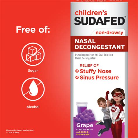 CHILDREN’S SUDAFED® Nasal Decongestant Liquid for Kids | SUDAFED®