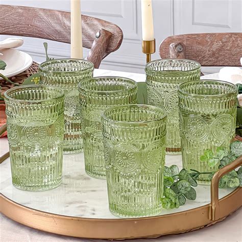 Sage Green Drinking Glasses at Riley Heinig blog