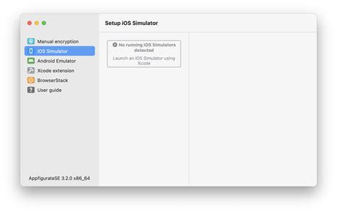 Setup iOS Simulator app | Appfigurate™️