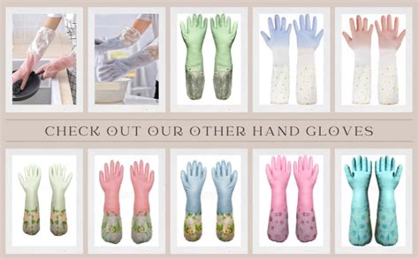 MAAUVTOR Reusable Heavy Duty Hand Gloves For Dishwashing, Gardening ...