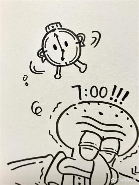 起床简笔画 的图像结果