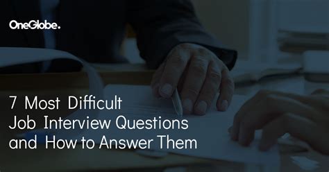 Image result for Difficult Interview Questions