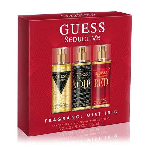 GUESS Seductive Women/Femme Fragrance Mist Trio Gift Set (3 x 4.25 Fl ...