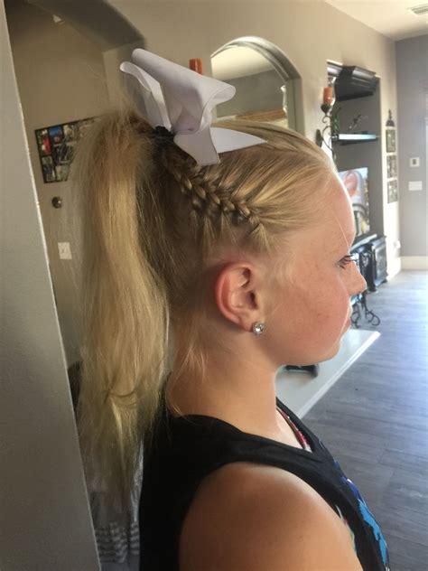 cheer hair down