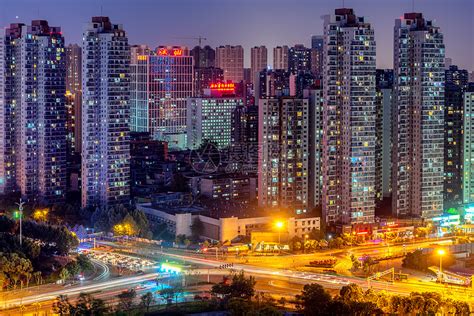 武汉城市夜景风光高清图片下载-正版图片500898785-摄图网