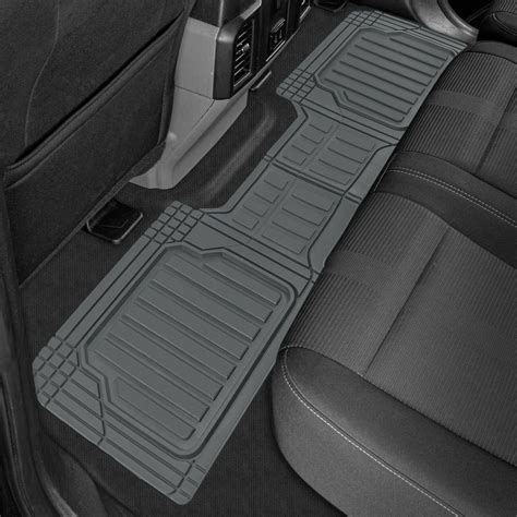 CAT® 3pc Heavy Duty Premium Rubber Floor Mats Trim Fit for Car Truck ...