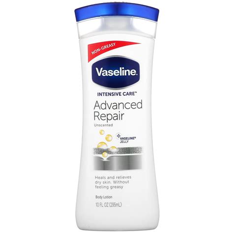 Vaseline, Intensive Care, Advanced Repair Body Lotion, Unscented, 10 fl ...