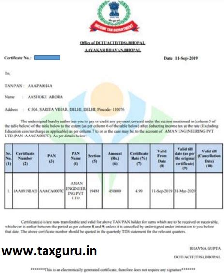 How to Download TDS Certificate for Section 194M