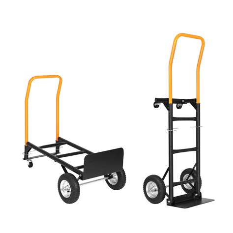 Buy LUCKYERMORE Convertible Hand Truck Dual Purpose 2 Wheel Dolly Cart ...
