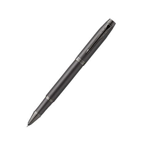PARKER IM Monochrome Titanium Trim Rollerball Pen : Amazon.in: Office ...