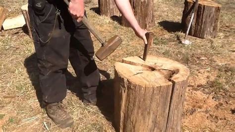 Image result for Easy Way Splitting Tree Trunks