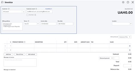 Image result for QuickBooks Create Invoice