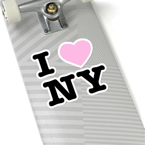 Pink I Heart New York Sticker - Etsy