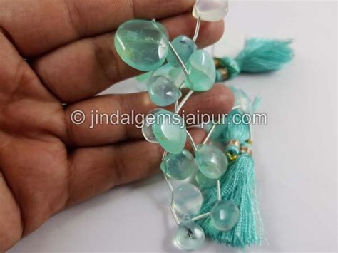 Order Natural Peruvian Blue Opal Smooth Heart Beads At Wholesale Price ...