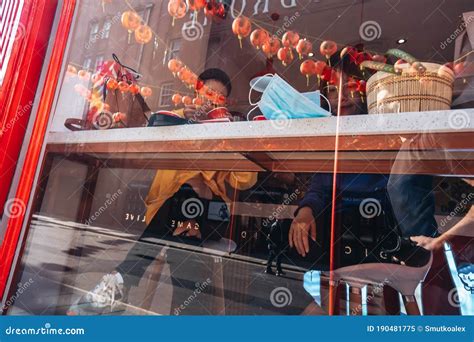 People Sitting in the Busy Asian Restaurant in Soho Area during ...