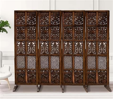 Buy THEHEARTWILL® Wooden partition for Pooja Room/separators for Living ...