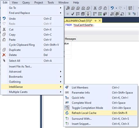 SQL Script Red Underline 的图像结果