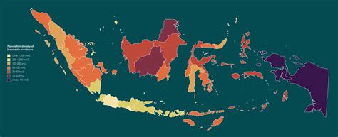 Population Density of Indonesia Provinces