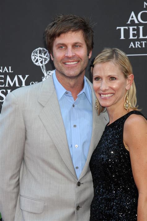 Jon and Kelley Menighan Hensley arriving at the Daytime Emmy Awards at ...
