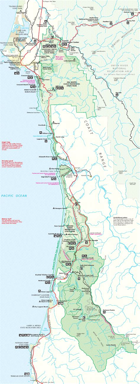 Crescent City Map California at Deloris Colvin blog