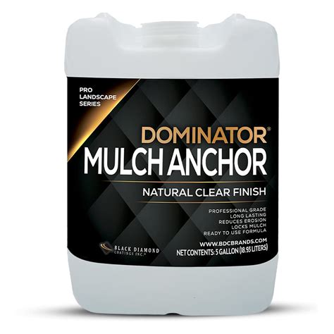 Buy DOMINATOR Mulch Anchor 5 Gallon - Mulch Lock and Pea Gravel ...