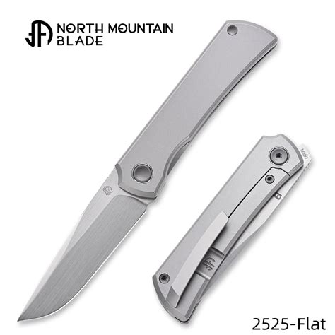 North Mountain Blade Sun Mini 2.5" M390 Folding Knife – Titanium