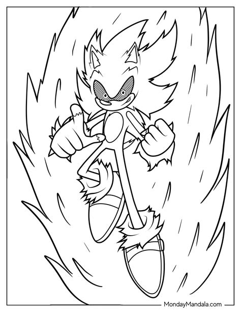 20 Sonic Exe Coloring Pages (Free PDF Printables)