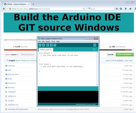 Image result for Arduino IDE Git