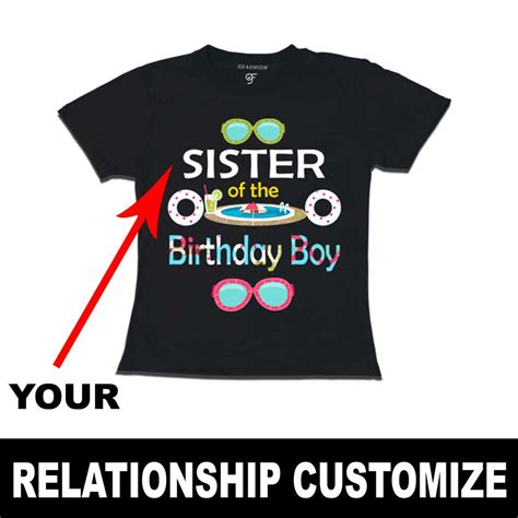 Buy Pool Party Theme Birthday Boy's Relationship Customize T-shirt ...