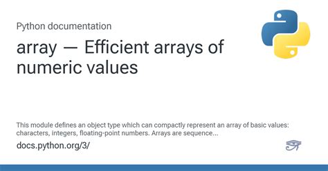 Image result for Array Values Python