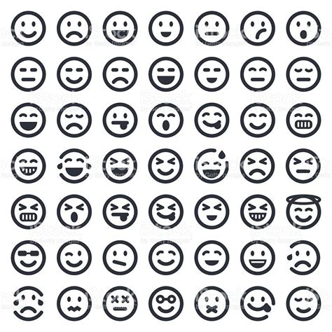 Image result for emoji chart black and white | Diario de las emociones ...