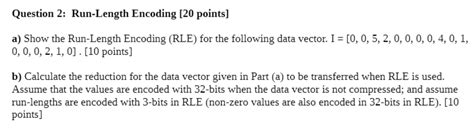 Image result for Run-Length Encoding Questions