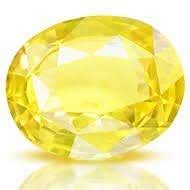 Arpita Gems, Natural Yellow Sapphire (Pukhraj) 8.25 Ratti Unheated ...
