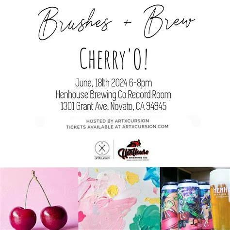 CherryO Paint Night!, HenHouse Brewing Company Record Room, Novato, 18 ...