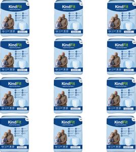 KINDFIT Adult Pull-Up Pants Diapers|XXL 120 Pieces|Waist Size:45-61 ...