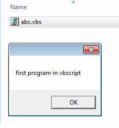 VBScript Application 的图像结果