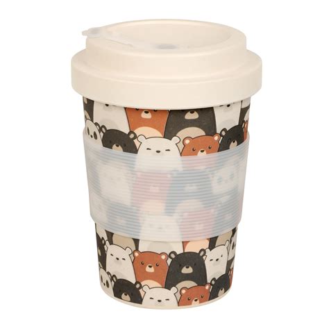 Buy Earthism Eco-Friendly Bamboo Fibre Travel Reusable Coffee Mug with ...