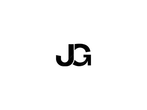 Premium Vector | Jg logo design