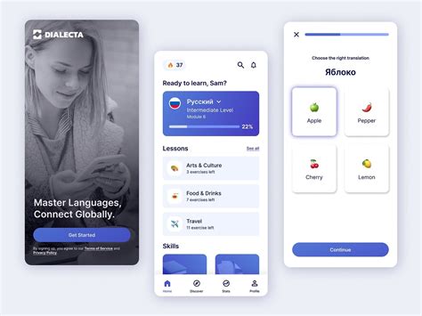 Language Learning Website UI 的图像结果