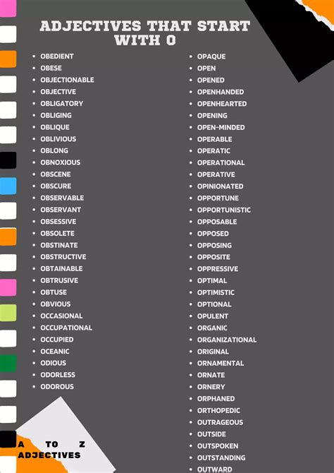 200+ Optimistic Adjectives Start with O [ Adjectives List ]