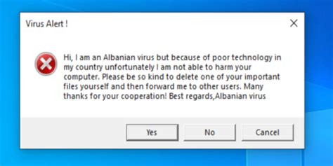 Image result for VBScript Fake Virus