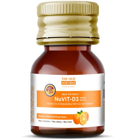 Buy Nuvit D3 Vitamin D3 With 60k Iu, 4 Nano shots Online at The Old ...