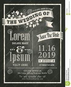 Chalk Wedding Invitations by Vintage Chalkboard Wedding Invitation Card Background Chalk Wedding Invitations