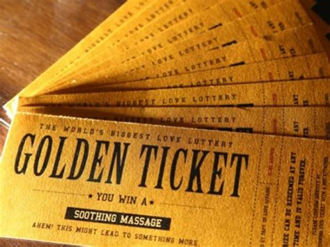 Golden Tickets Redeemable Date Coupons Birthday Gift for Girlfriend ...