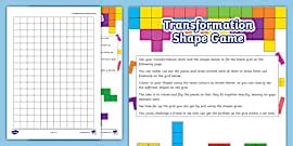 Transformation Worksheets - Teaching Resources