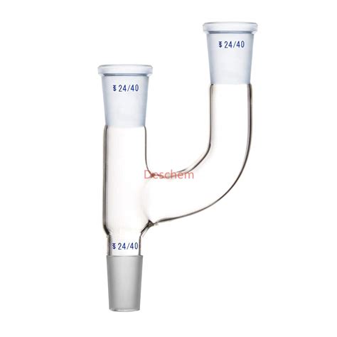 Deschem 24/40,3-Way Glass Claisen Adapter,Laboratory Glassware : Amazon ...