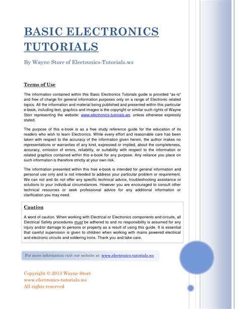 Image result for Basic Electronics Tutorials