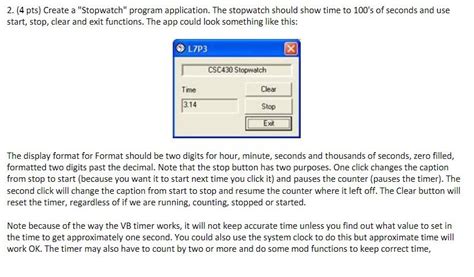 Image result for Visual Basic Stopwatch